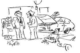 Cartoon caption: We've run all the tests, doc, and can't find anything wrong. It must be psychological.